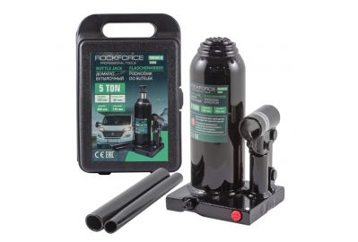 Домкрат бутылочный с клапаном RockForce RF-T90504-S (Euro)