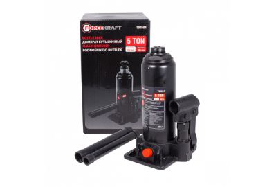 Домкрат бутылочный с клапаном ForceKraft FK-T90504(DS)