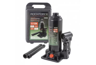 Домкрат бутылочный с клапаном RockForce RF-T90504-S(DS)
