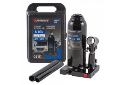 Домкрат бутылочный с клапаном Forsage F-T90504S (Euro)