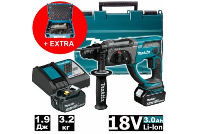 Перфоратор аккумуляторный Makita DHR202RFEA1