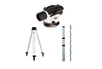 Нивелир оптический ADA Ruber X32 + рейка ADA STAFF 3 + штатив ADA Light S