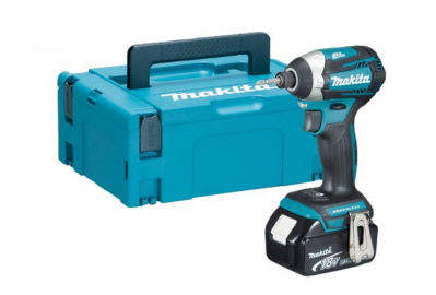 Шуруповерт аккумуляторный Makita DTD154RFE (2 АКБ, кейс + набор оснастки Makita B-53768)