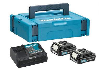 Набор аккумуляторов для электроинструмента Makita BL1021B с зарядным DC10SB (197658-5)