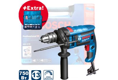 Дрель ударная Bosch GSB 16 RE Professional (06012281K2)