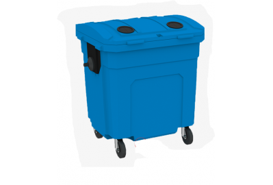 Мусорный контейнер БЗПИ 1100 (стекло)