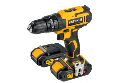 Дрель-шуруповерт аккумуляторная Steher CDS-200-2