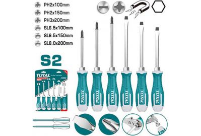 Набор ударных отверток TOTAL THGSS2606