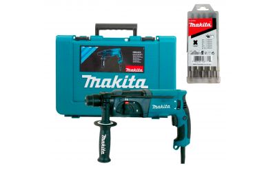 Перфоратор сетевой Makita HR2470 + набор буров D-20703 (HR2470X20)