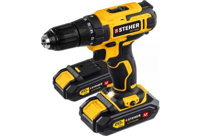 Дрель-шуруповерт аккумуляторная Steher CD-200-2