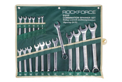 Набор ключей комбинированных гаечных Rock Force RF-5281P(M-P)(5181)