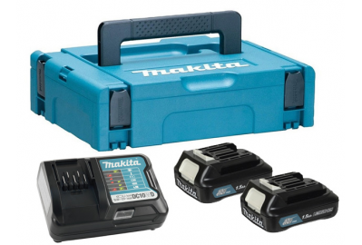 Энергокомплект Makita аккумулятор BL1016B + зарядное DC10WD + кейс (197644-6)