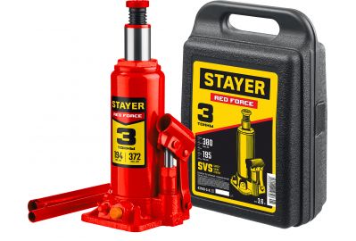 Домкрат бутылочный Stayer Red Force 43160-3-K_z01