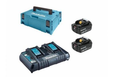 Комплект аккумулятор Makita 18.0 В BL1830B + зарядное устройство DC18RD + кейс Makpac
