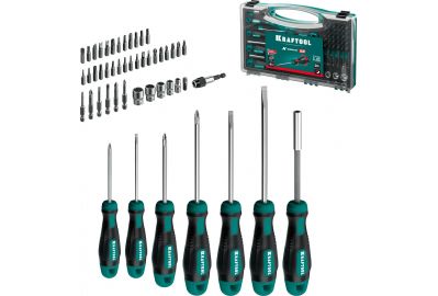 Набор отверток и насадок Kraftool X-Drive-50 (25815)