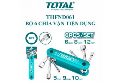 Набор торцевых ключей складной TOTAL THFND061