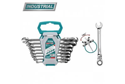 Набор складывающихся трещоточных ключей TOTAL THT102RK586