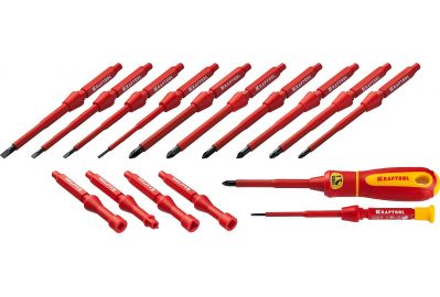 Набор диэлектрических отверток Kraftool Х-Drive Electro 220092-H18