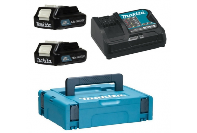 Энергокомплект Makita аккумулятор BL1016B + зарядное устройство DC10SB + кейс MakPac Makita 197652-7