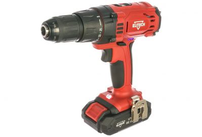 Дрель-шуруповерт аккумуляторная Elitech ДА 18СЛ2 (Е2201.006.01)