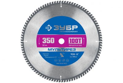 Диск пильный по алюминию Зубр 36907-350-50-100_z01