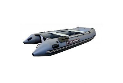 Лодка надувная Polar Bird Merlin PB-340M серая (стеклокомпозит)