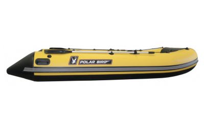 Лодка надувная Polar Bird Merlin PB-360M черно-желтая (НДНД)