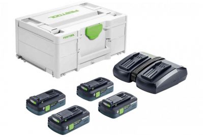 Комплект аккумуляторов Festool SYS 18V 4x4,0/TCL 6 DUO (577104)