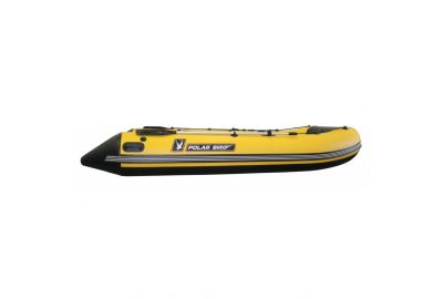 Лодка надувная Polar Bird Merlin PB-385M черно-желтая (НДНД)