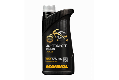Масло моторное Mannol 4-Takt Plus API SL 10W40 (1 литр)