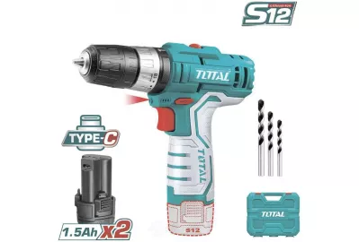 Дрель-шуруповерт ударная TOTAL TIDLI12328