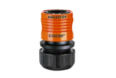 Коннектор с аквастопом Claber 5/8"" (блистер) 8567
