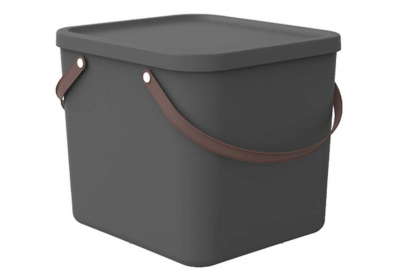 Контейнер для мусора Rotho Albula 40 л (черный)