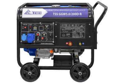 Сварочный генератор инверторный бензиновый TSS (ТСС) GGW 5.0/200D-R (31169)