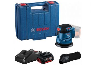 Эксцентриковая шлифмашина Bosch GEX 185-LI (1*4.0 Ah, Case) (06013A5021)