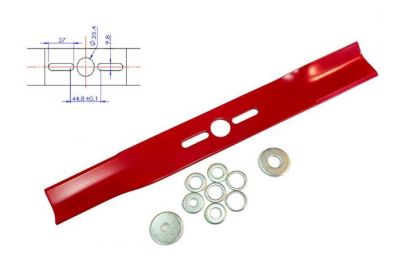 Нож для газонокосилки RIparts UBS-18-458