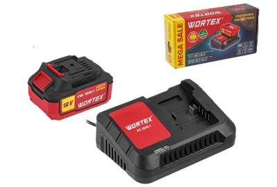 Набор аккумуляторов Wortex ALL1 (1329412) (1 аккумулятор + зарядное устройство)