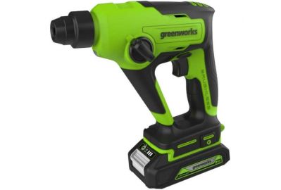 Перфоратор аккумуляторный Greenworks GD24SD12K2 (3803107UA)