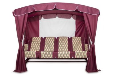 Качели садовые Arno-Werk Оазис Люкс Плюс (бордо)