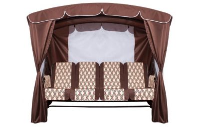 Качели садовые Arno-Werk Оазис Люкс Плюс (шоколад)