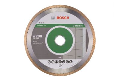 Алмазный круг Bosch 200х25,4мм керамика Professional (2608602537)