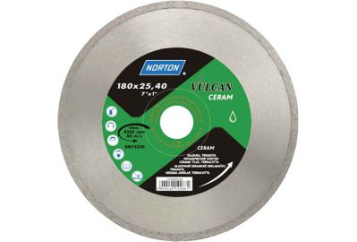 Алмазный круг VULCAN TILE NORTON 200х25.4 мм (мокрая резка) (70184625183)