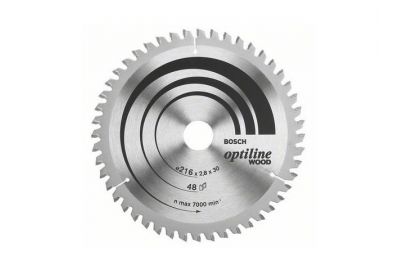 Диск пильный Bosch 216х30 мм 48 зуб. по дереву (твердоспл. зуб) (2608640641)