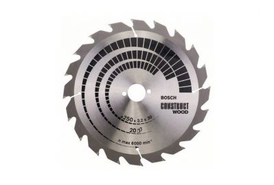 Диск пильный Bosch 250х30 мм 20 зуб. по дереву (переменный зуб) (2608641774)