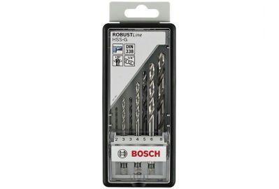 Набор сверл по металлу Bosch Robust Line HSS-G 7шт 2-8мм (2607019922)
