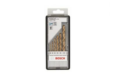 Набор сверл по металлу Bosch Robust Line HSS-TIN 6шт (2607010530)