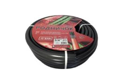 Шланг Родничок люкс 3/4" (19мм) 20 м (черный)
