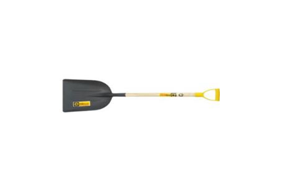 Лопата совковая из рельсовой стали Diggermaer И63 80 см с ухватом