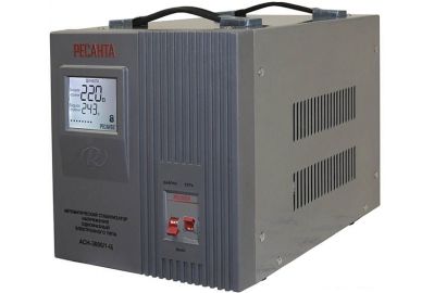 Стабилизатор напряжения Ресанта ACH-3000/1-Ц электронный однофазный серый