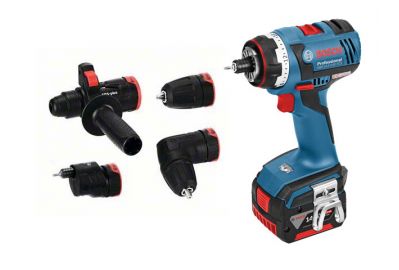 Аккумуляторная дрель-шуруповерт BOSCH GSR 14,4 V-EC FC2 L-BOXX + насадки (06019E1000)